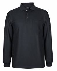 Podium Waffle Pocket L/S Polo